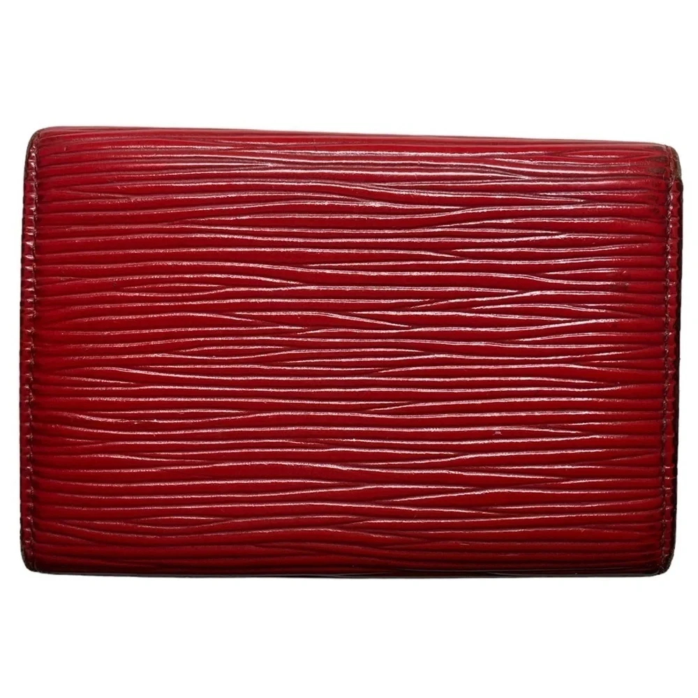 Louis Vuitton Red Epi Leather Key Wallet